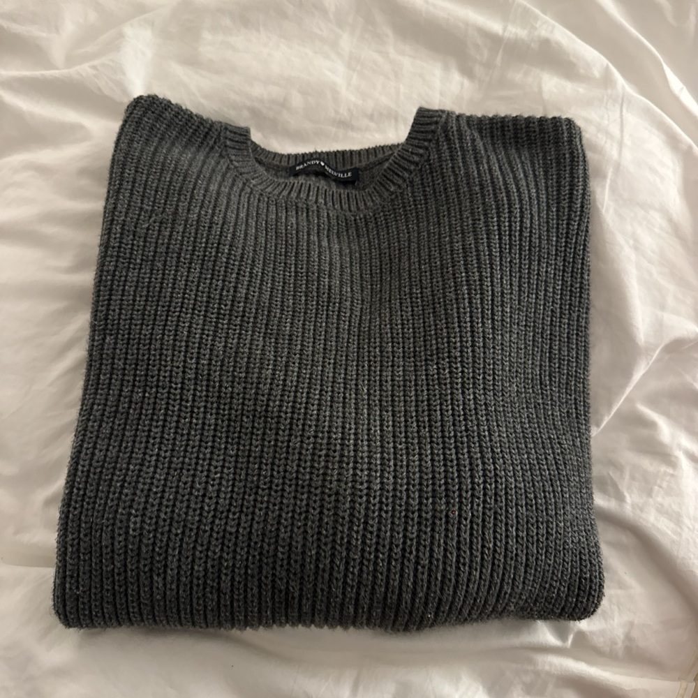 Men's Charcoal Crewneck Sweater